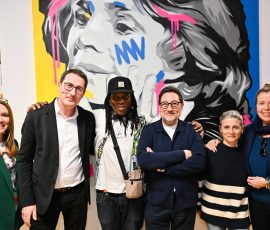 Inauguration de la toile d'Andrew Wallas au CCAS · Alfortville (crédits : Sébastien Andréani/Ville d'Alfortville) Inauguration de la toile d'Andrew Wallas au CCAS · Alfortville (crédits : Sébastien Andréani/Ville d'Alfortville)