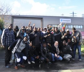 Nouvel an avec les travailleurs sans-papiers · Alfortville (crédits : Léa Leroy/Ville d'Alfortville) Nouvel an avec les travailleurs sans-papiers Chronopost · Alfortville (crédits : Léa Leroy/Ville d'Alfortville)